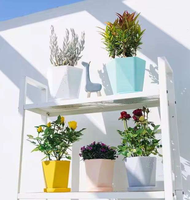 Multicolor decorative pots