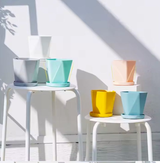 Multicolor decorative pots
