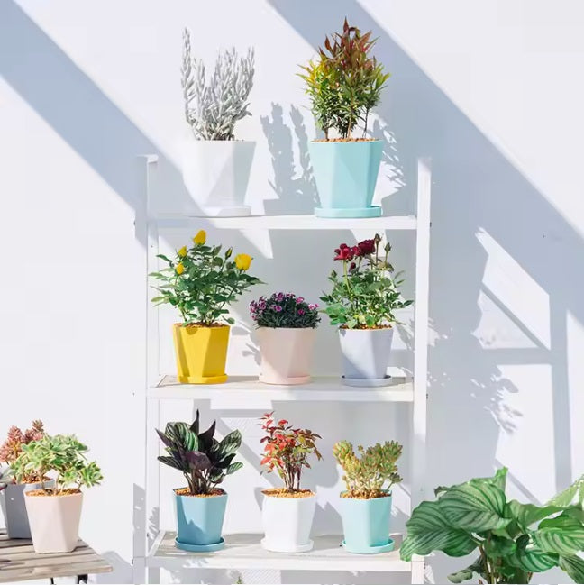 Multicolor decorative pots