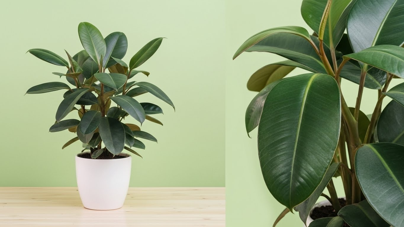 Rubber Plant (Ficus elastica)